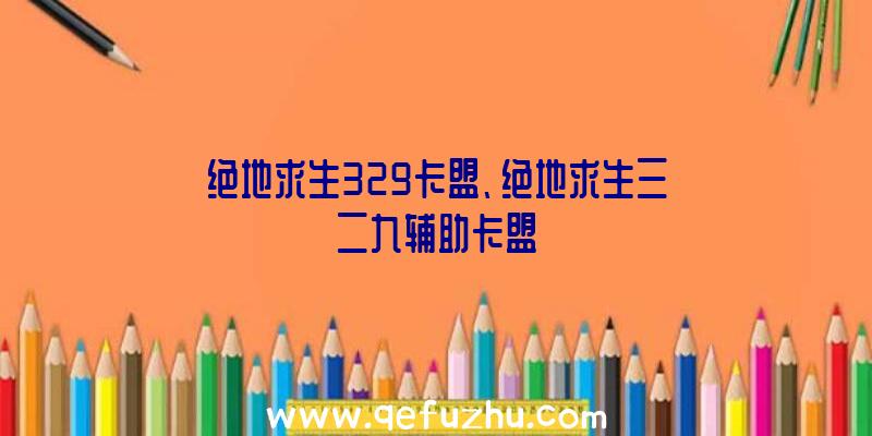 绝地求生329卡盟、绝地求生三二九辅助卡盟