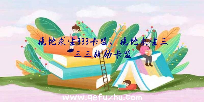 绝地求生333卡盟、绝地求生三三三辅助卡盟