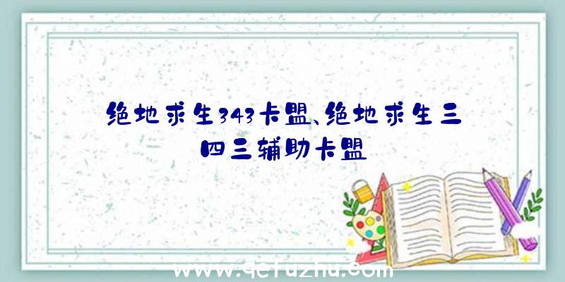 绝地求生343卡盟、绝地求生三四三辅助卡盟