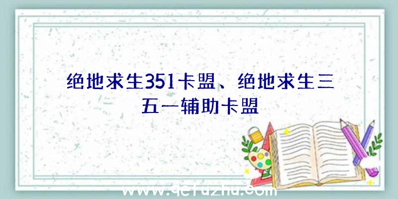 绝地求生351卡盟、绝地求生三五一辅助卡盟