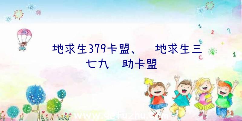 绝地求生379卡盟、绝地求生三七九辅助卡盟