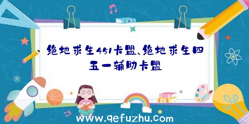 绝地求生451卡盟、绝地求生四五一辅助卡盟