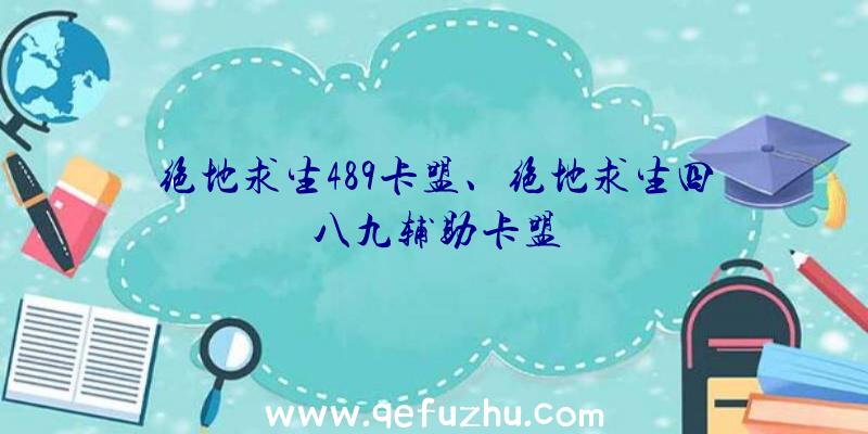 绝地求生489卡盟、绝地求生四八九辅助卡盟