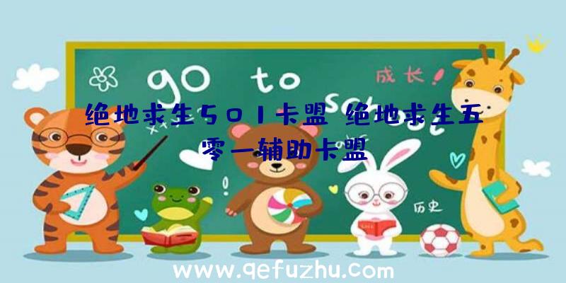 绝地求生501卡盟、绝地求生五零一辅助卡盟