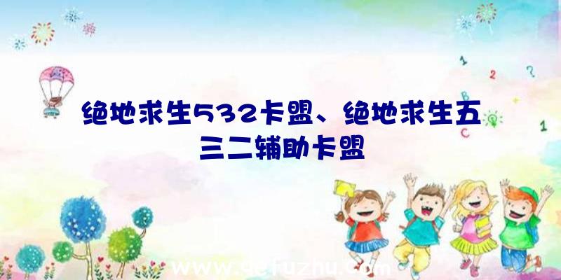 绝地求生532卡盟、绝地求生五三二辅助卡盟