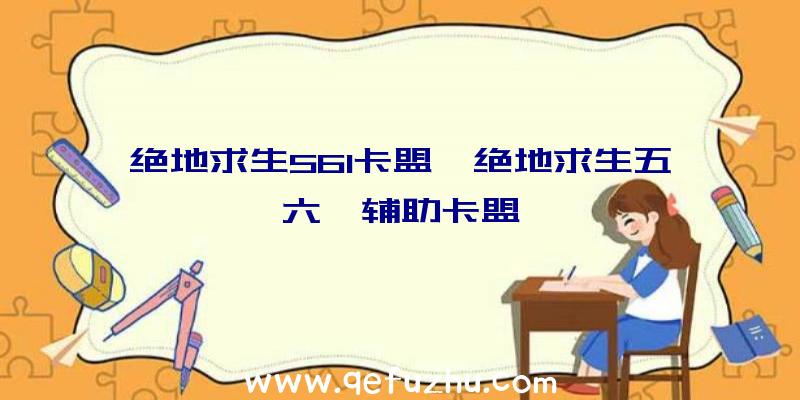 绝地求生561卡盟、绝地求生五六一辅助卡盟