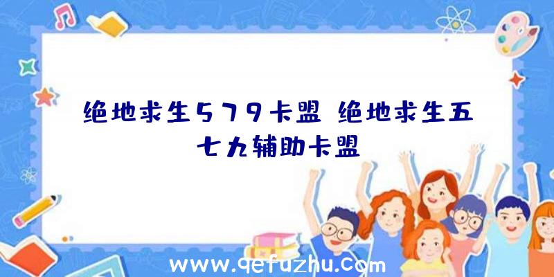 绝地求生579卡盟、绝地求生五七九辅助卡盟