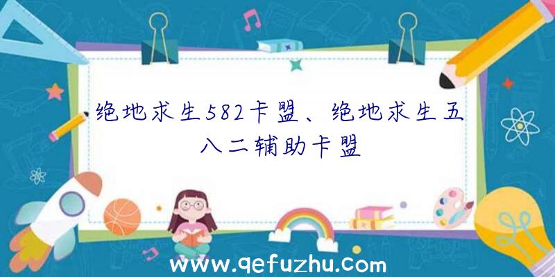 绝地求生582卡盟、绝地求生五八二辅助卡盟