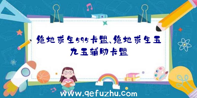 绝地求生595卡盟、绝地求生五九五辅助卡盟