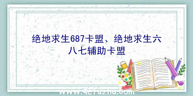 绝地求生687卡盟、绝地求生六八七辅助卡盟