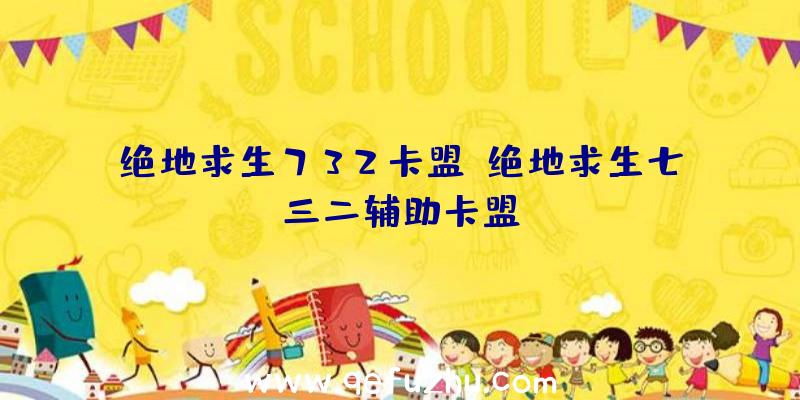 绝地求生732卡盟、绝地求生七三二辅助卡盟