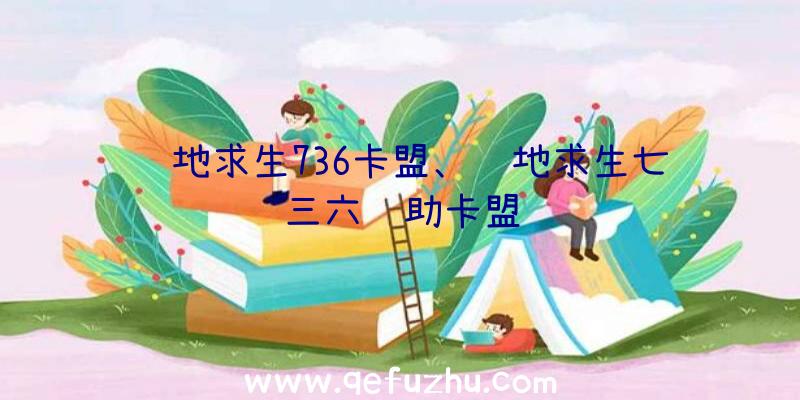 绝地求生736卡盟、绝地求生七三六辅助卡盟