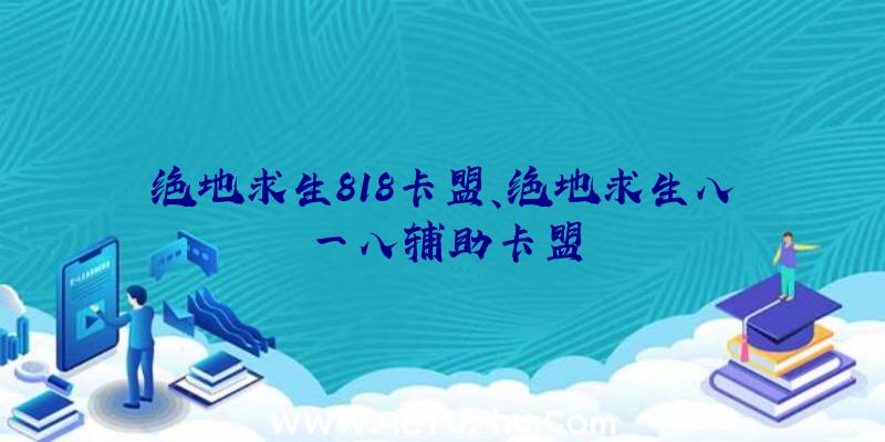 绝地求生818卡盟、绝地求生八一八辅助卡盟