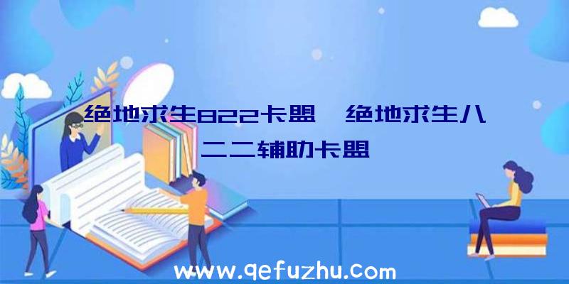 绝地求生822卡盟、绝地求生八二二辅助卡盟