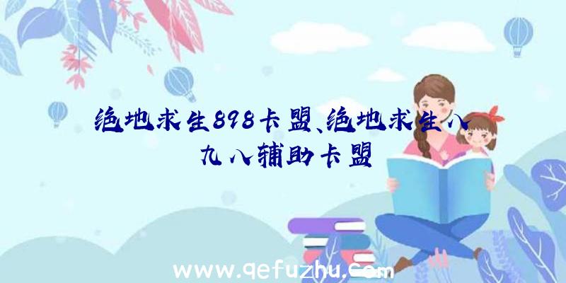 绝地求生898卡盟、绝地求生八九八辅助卡盟