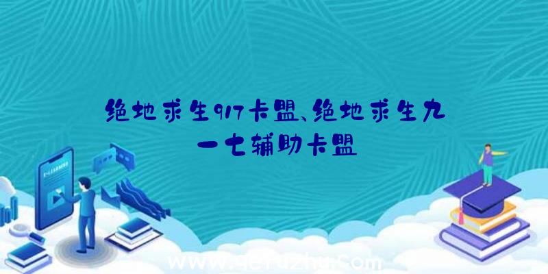 绝地求生917卡盟、绝地求生九一七辅助卡盟