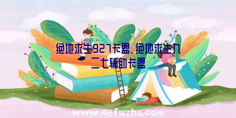 绝地求生927卡盟、绝地求生九二七辅助卡盟