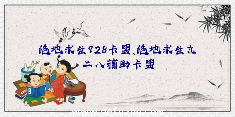 绝地求生928卡盟、绝地求生九二八辅助卡盟