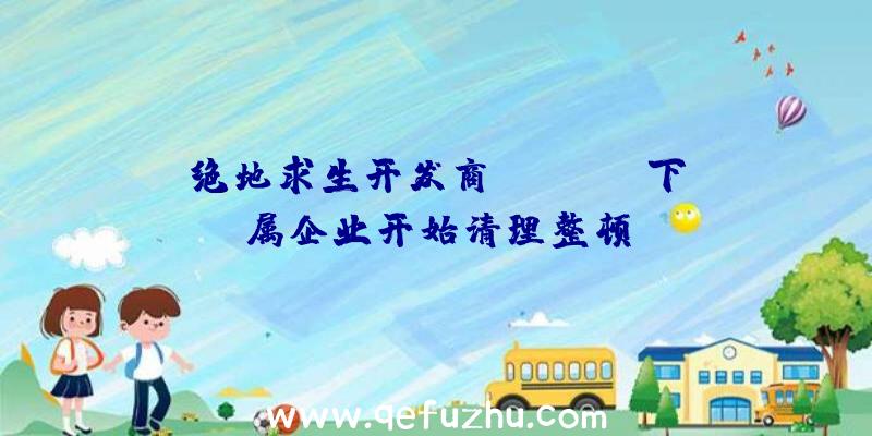 绝地求生开发商KRAFTON下属企业开始清理整顿