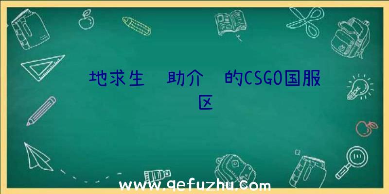 绝地求生辅助介绍的CSGO国服锁区