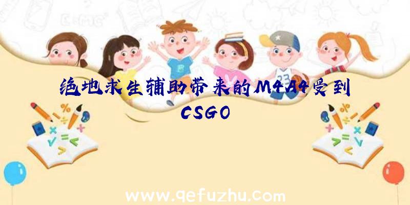 绝地求生辅助带来的M4A4受到CSGO