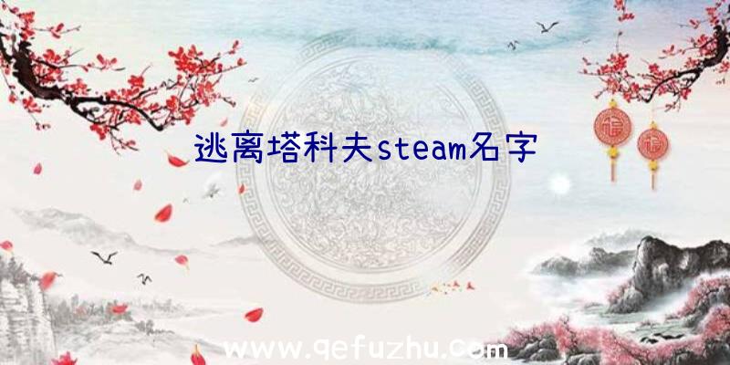 逃离塔科夫steam名字